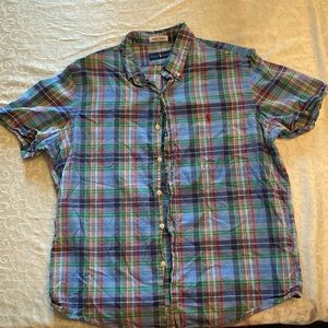 Boys Large Short Sleeve Collared Shirt from Ralph Lauren